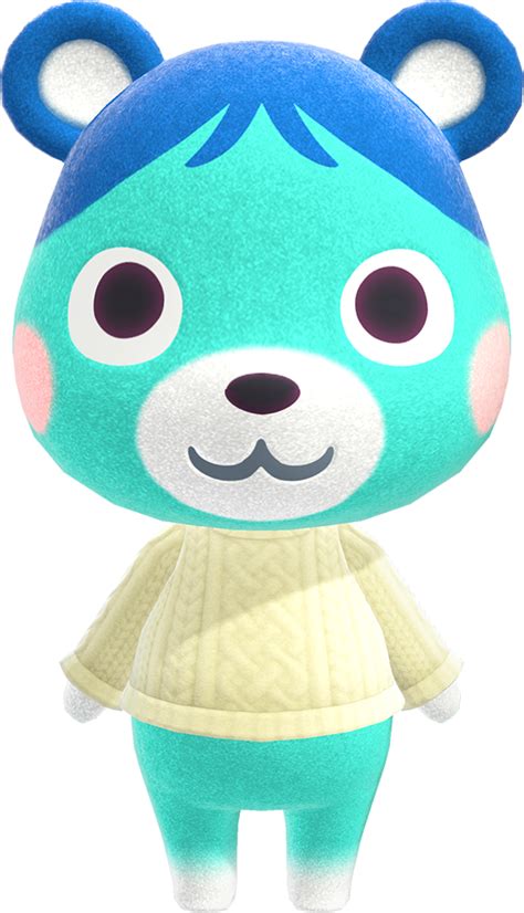 blue bear acnh|blue villagers animal crossing.